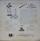 K. L. Saigal - Memories of Greatness Volume Three (The Golden Voice Of K. L. Saigal) (Vinyl) Image